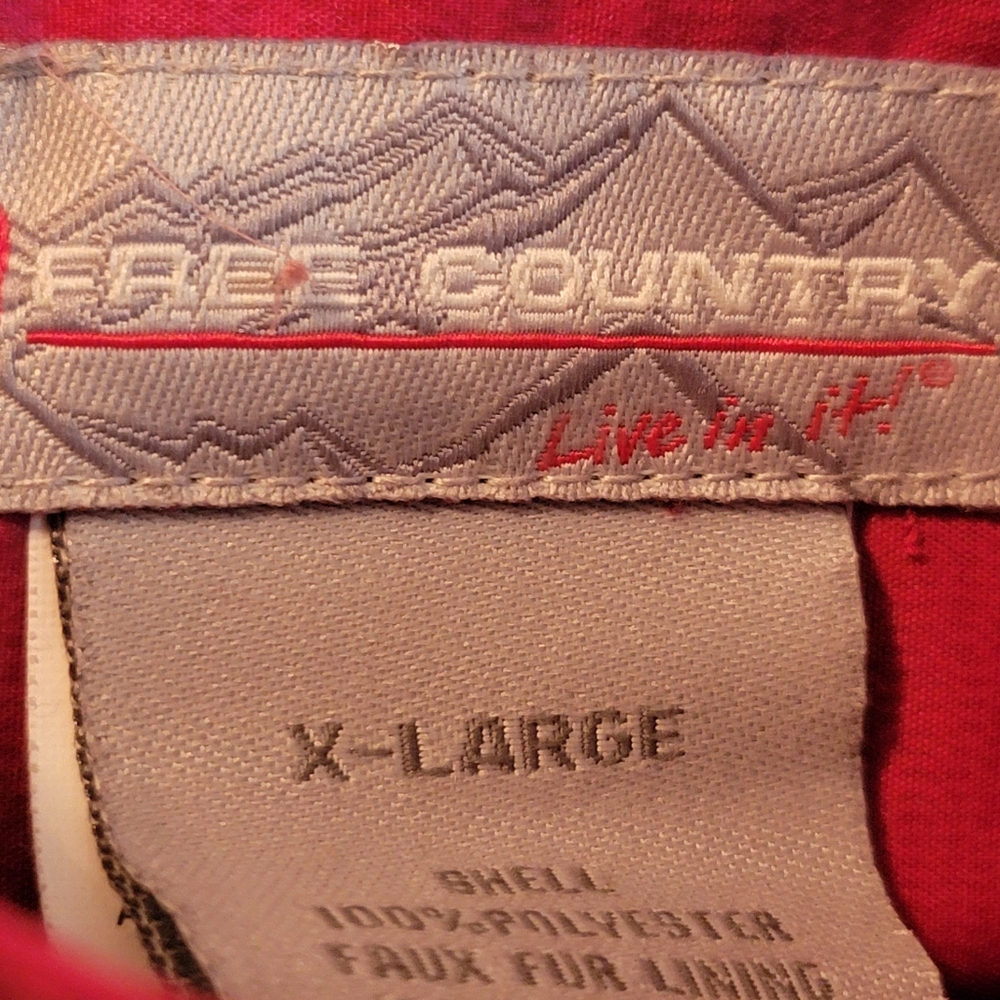 Free Country Women's XL Spring Faux Fur Lined Jacket - Picture 8 of 11